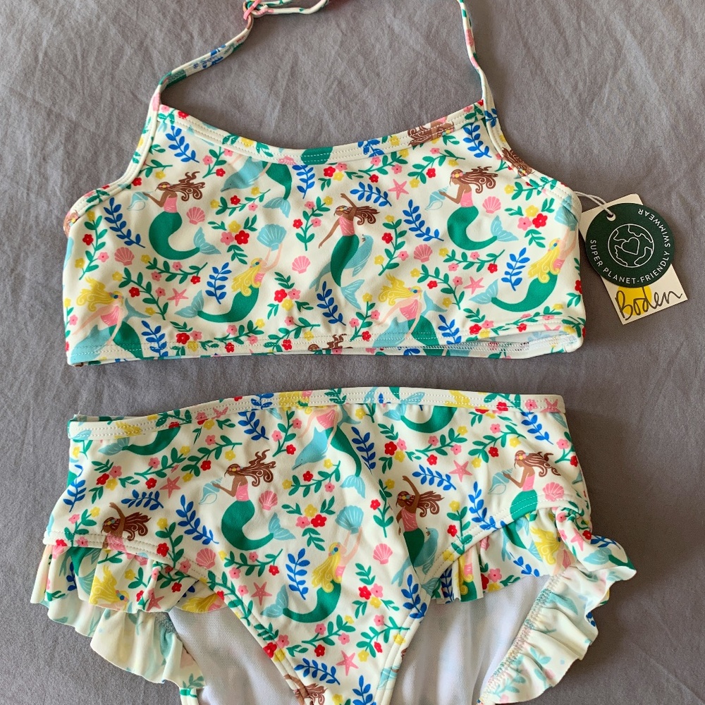 NEW Mini Boden Halter Neck Bikini 9-10y/140cm